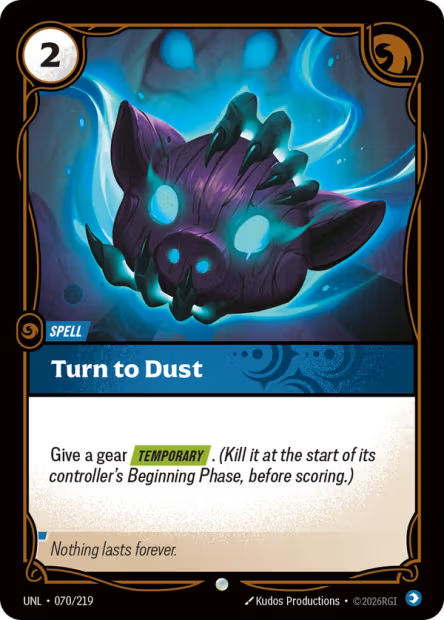 Turn to Dust - 070/219 - C Mind