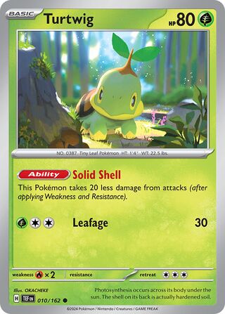 Turtwig - 010/162 - Temporal Forces 
