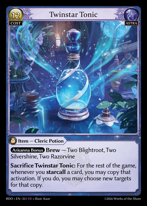 Twinstar Tonic - Radiant Origins - SR Astra