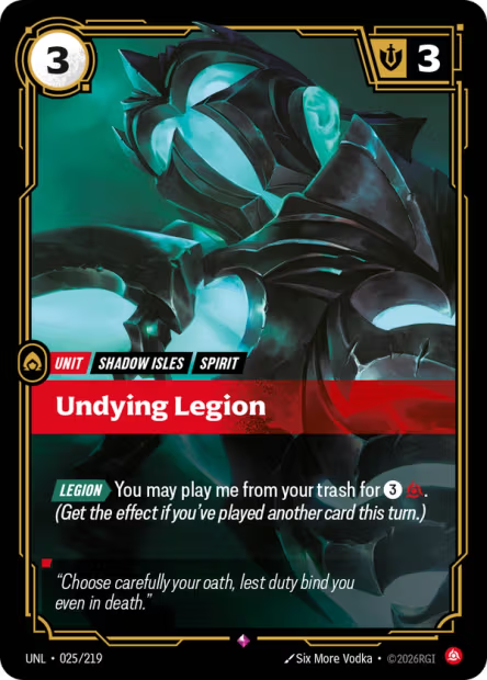 Undying Legion - 025/219 - R Fury