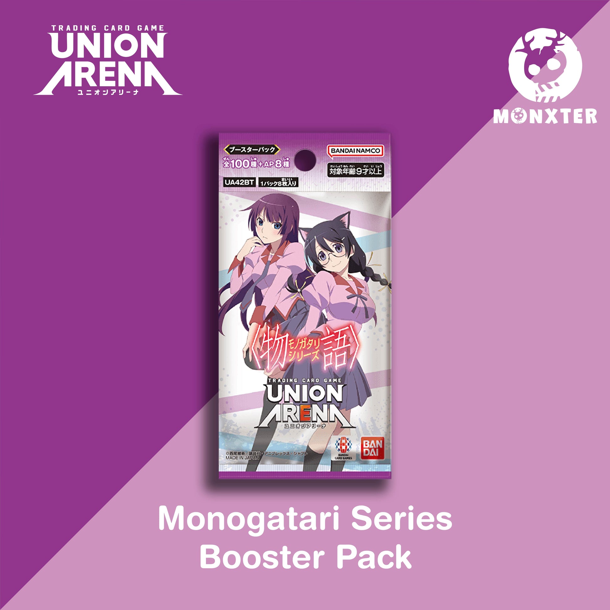 Union Arena TCG - Monogatari Series Booster Box Desk Monxter Union Arena TCG - Monogatari Series Booster Box Desk Monxter