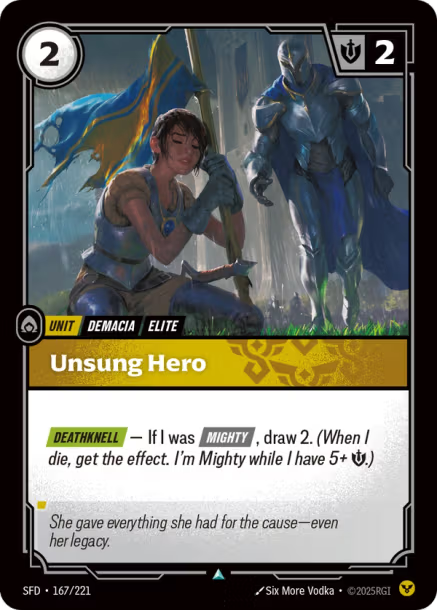 Unsung Hero - 167/221 - U Order