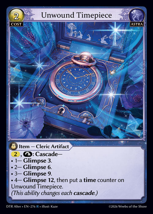 Unwound Timepiece - Distorted Reflections - R Astra