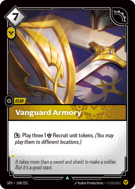 Vanguard Armory - 168/221 - U Order