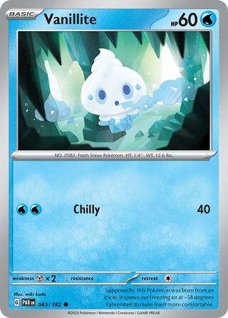 Vanillite - 043/182 - Paradox Rift 