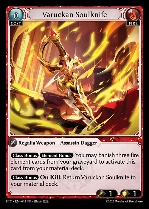 Varuckan Soulknife - Fractured Crown - SR Fire