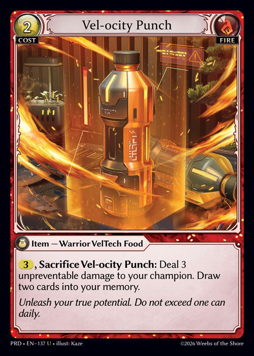 Vel-ocity Punch - .asphodel/paradise - U Fire