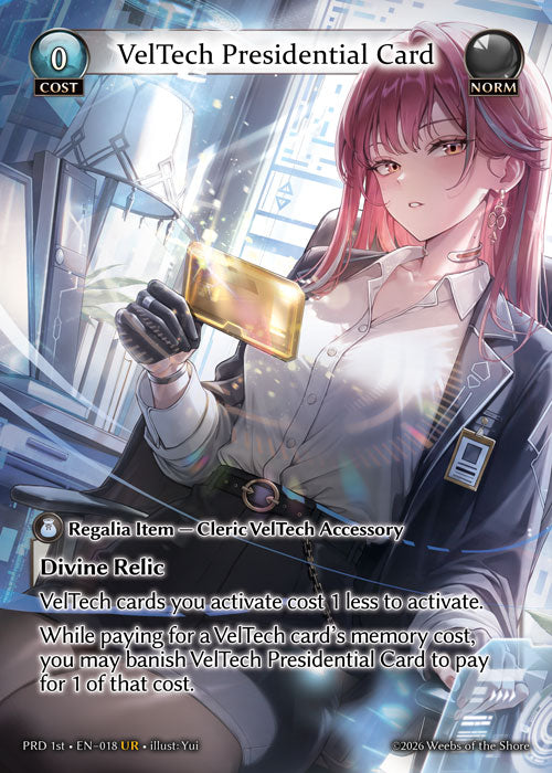 VelTech Presidential Card - .asphodel/paradise - UR Norm