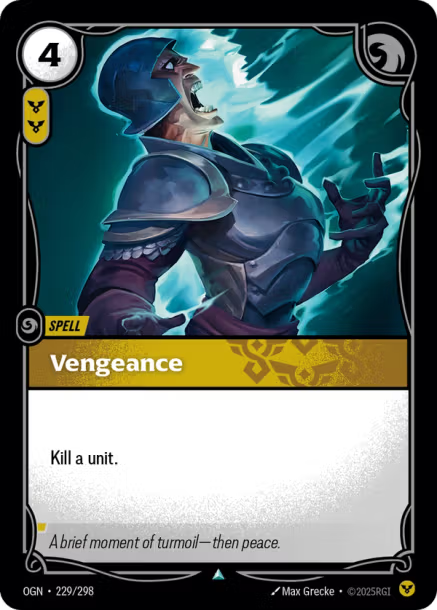Vengeance - 229/298 - U Order
