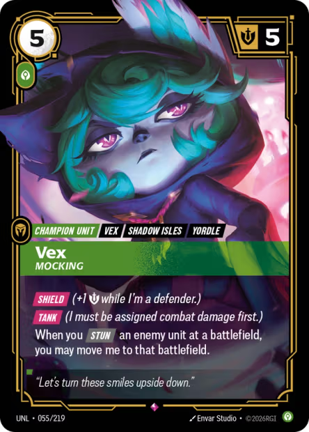 Vex, Mocking - 055/219 - R Calm