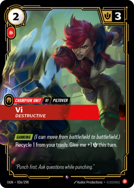 Vi, Destructive - 036/298 - R Fury