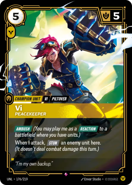 Vi, Peacekeeper - 176/219 - R Order