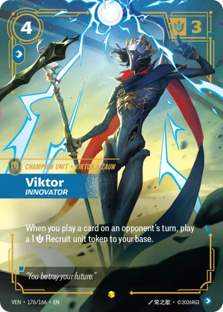 Viktor, Innovator - 176/166 - R Calm - Overnumbered