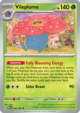 Vileplume - 045/165 - 151 