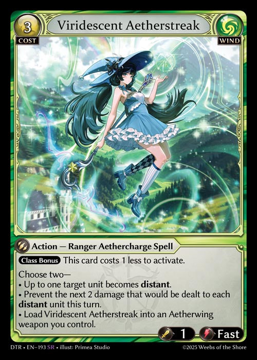 Viridescent Aetherstreak - Distorted Reflections