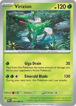 Virizion - 010/086 - White Flare