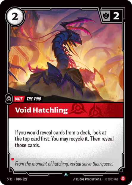Void Hatchling - 018/221 - U Fury