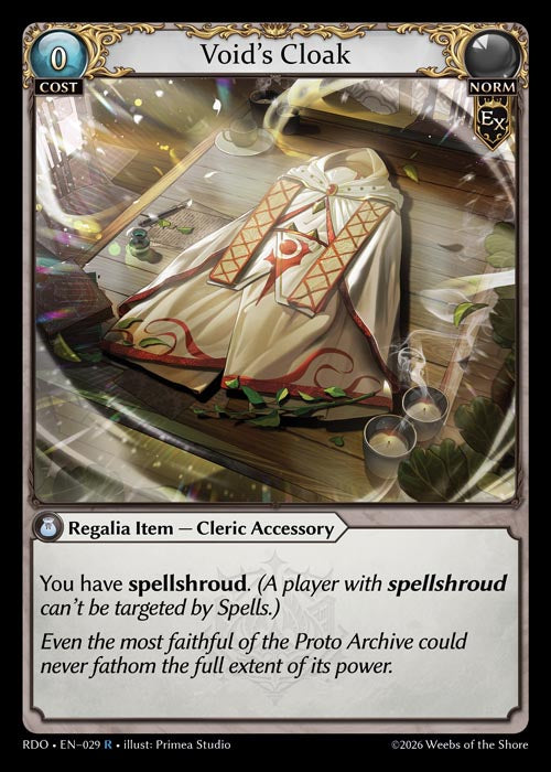 Void’s Cloak - Radiant Origins - R Norm