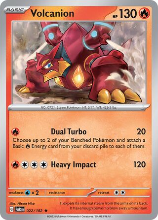 Volcanion - 022/182 - Paradox Rift 