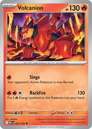 Volcanion - 025/132 - Mega Evolution