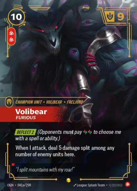 Volibear, Furious - 041a/298 - E Fury - Alternative Art