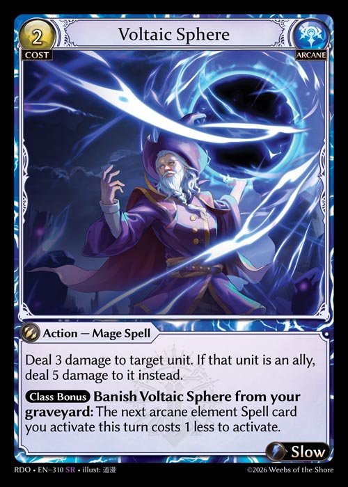 Voltaic Sphere - Radiant Origins - SR Arcane