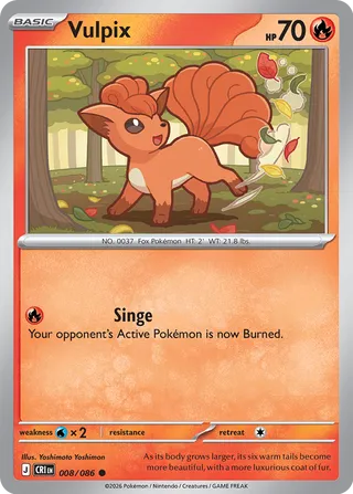 Vulpix - 008/086 - Chaos Rising