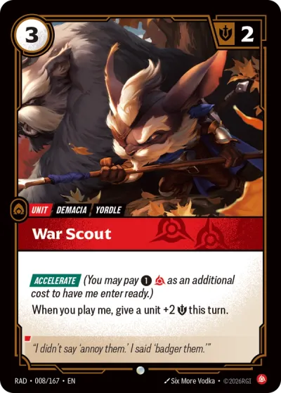War Scout - 008/167 - C Fury
