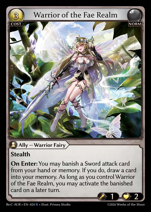 Warrior of the Fae Realm - Re:Collection Aurelian Regent - R Norm