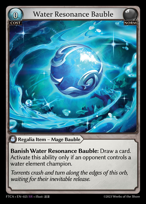 Water Resonance Bauble - Fractured Crown - SR Norm