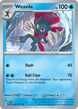 Weavile - 045/217 - Ascended Heroes