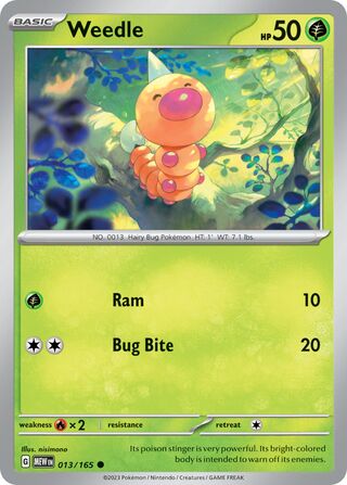 Weedle - 013/165 - 151 