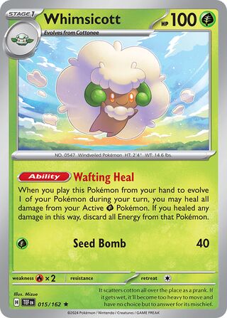 Whimsicott - 015/162 - Temporal Forces 