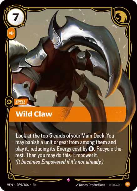 Wild Claw - 089/166 - R Body