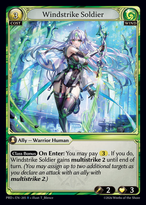  Windstrike Soldier - .asphodel/paradise - R Wind