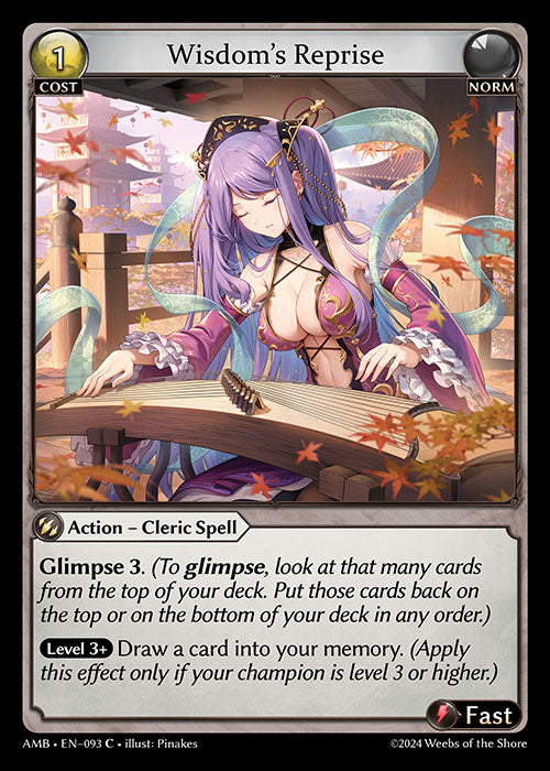 Wisdom’s Reprise - Mortal Ambition - C Norm