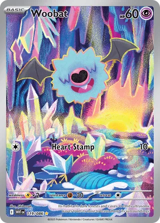 Woobat - 119/086 - White Flare