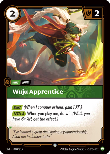 Wuju Apprentice - 040/219 - C Calm
