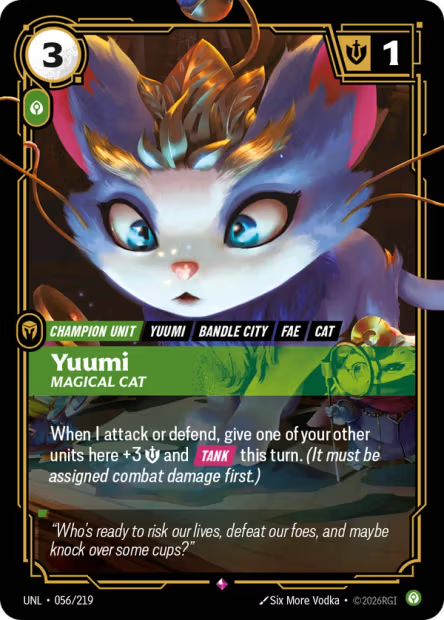 Yuumi, Magical Cat - 056/219 - R Calm