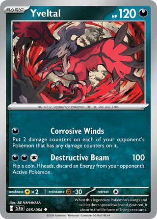 Yveltal - 035/064 - Shrouded Fable  