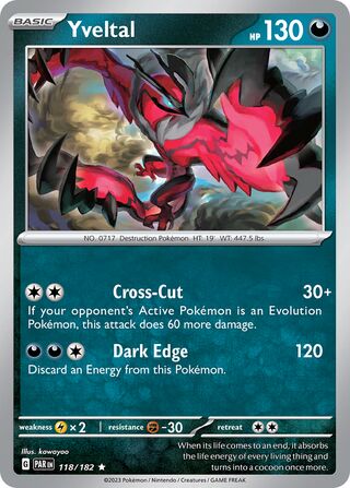 Yveltal - 118/182 - Paradox Rift 