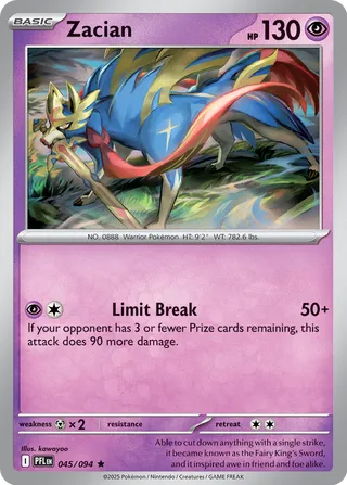 Zacian - 045/094 - Phantasmal Flames