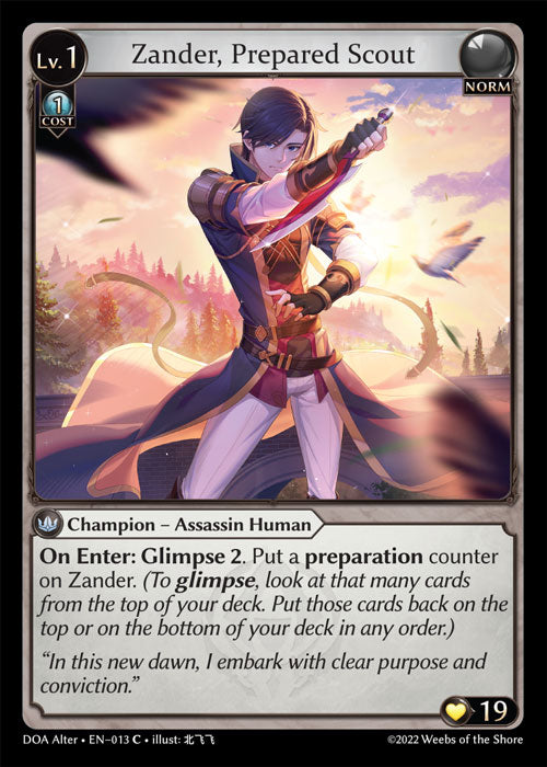 Zander, Prepared Scout - Dawn of Ashes