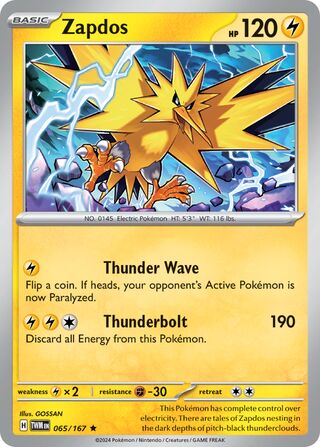 Zapdos - 065/167- Twilight Masquerade 
