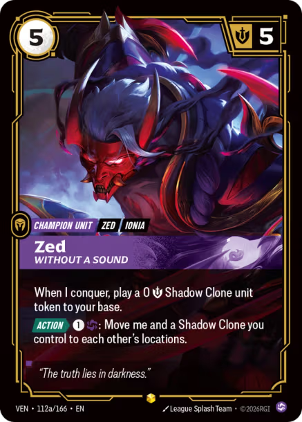 Zed, Without a Sound - 112a/166 - R Chaos - Alternative Art