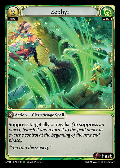 Zephyr - Mortal Ambition -  U Wind