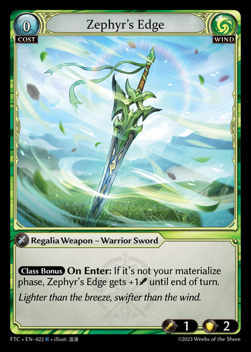 Zephyr’s Edge - Fractured Crown - R Wind