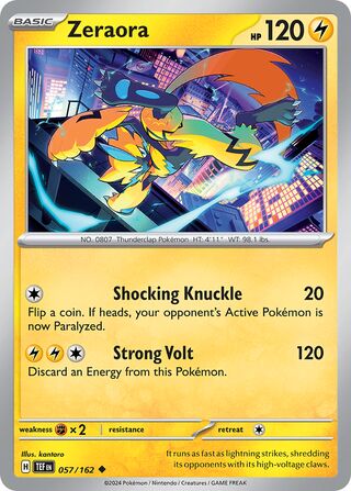 Zeraora - 057/162 - Temporal Forces 