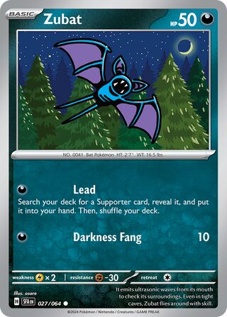 Zubat - 027/064 - Shrouded Fable