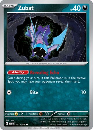Zubat - 041/165 - 151 